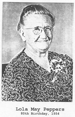 Lola May Peppers 1954
